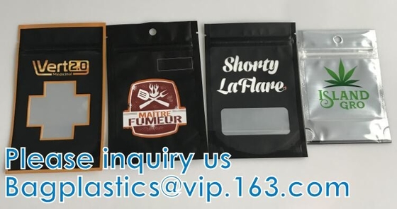Resealable Zip lockk Pouch, Mylar Bags, Resealable 냄새 방지 가방, 알루미늄 호일 파우치 가방