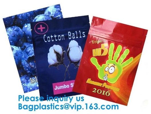Resealable Ziplock Pouch, Mylar Bags, Resealable 냄새 방지 가방, 알루미늄 호일 파우치 가방