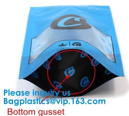 주문 로고에 의하여 인쇄되는 Mylar 부대, 각종 색깔 명확한 창 부대, Mylar 주머니를 포장하는 Zip lockk