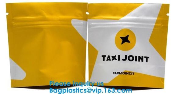 주문 로고에 의하여 인쇄되는 Mylar 부대, 각종 색깔 명확한 창 부대, Mylar 주머니를 포장하는 Zip lockk