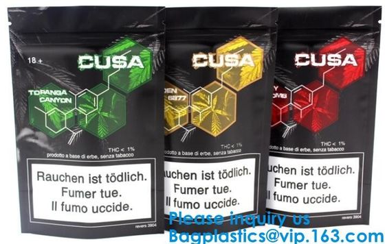 주문 로고에 의하여 인쇄되는 Mylar 부대, 각종 색깔 명확한 창 부대, Mylar 주머니를 포장하는 Zip lockk