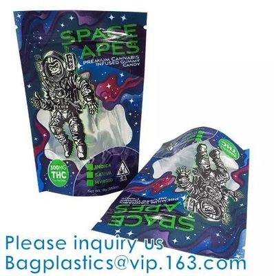 자체 밀봉 지퍼 파우치, 재밀봉 가능한 냄새 방지 가방, 지퍼 탑 방수, 식품 보관, 헤비 듀티 지플락