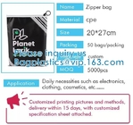 PLA 지퍼 캐시미어 패키지 가방, 생분해성 의류, 의류 포장, 재활용 가능, 재사용 가능