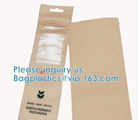 재밀봉 가능한 지플락 및 투명 창, 다목적, 소형, 알루미늄 마일라 호일이 있는 스탠드업 파우치