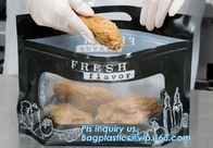 Resealable Rotiserrie 치킨 파우치 가방, 김서림 방지, 그릴, 오븐, 구운, 뜨거운 고기 가방 포장 창