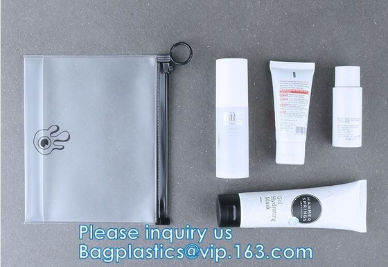 생분해 성 사용자 정의 젖빛 슬라이더 지퍼 파우치, 비키니 수영복, 의류, 에코 포장, 지퍼 잠금 가방