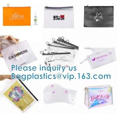 생분해 성 사용자 정의 로고 여행 비닐 방수 해변 지퍼 화장품 가방 TPU PVC 화장실 세척 가방