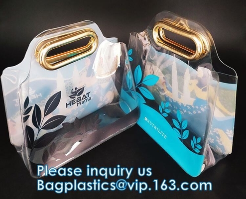 세련된 디자인 럭셔리 PVC 핸드백 지갑, 주최자 먼지 커버, 가방 보호대, 마그네틱 스냅 클로저