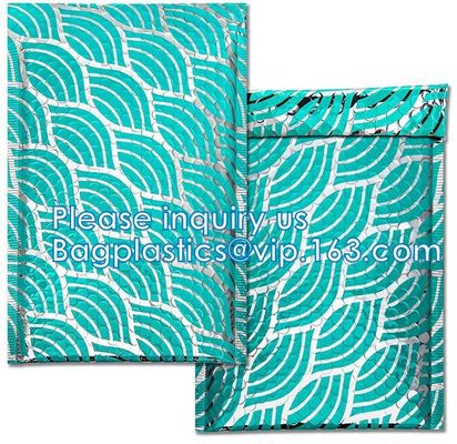 Mailer Slider Air Zip lockk Ploy Bubble Mailing Packaging Bag, Beauty Padded Pouch, Shipping Bags, Envelopes