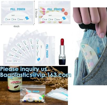 약가방, 지퍼락액세서리백, 알약봉지, 보조제 정리함, 약 파우치, 비타민 보관