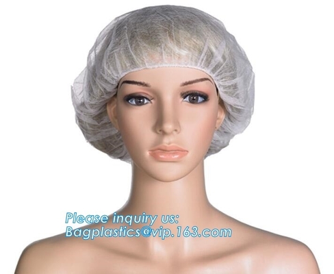 탄성 캡 커버, 의료 일회용 외과용 헤드 캡, 부직포 Bouffant Mob 캡, 헤어 네트 NURSE CAP