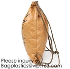 배낭 - Tyvek 가방 종이 가방, 체육관 또는 여행용 방수 Tyvek 가방, 내부 지퍼 포켓