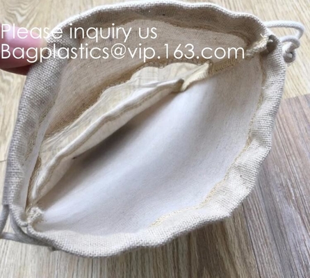 Drawstring 삼베 Natrual 황마 자루 보석 사탕 주머니 크리스마스 웨딩 파티 호의 선물 가방
