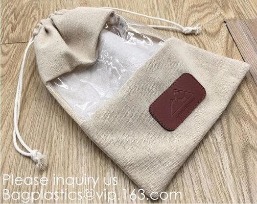 Drawstring 삼베 Natrual 황마 자루 보석 사탕 주머니 크리스마스 웨딩 파티 호의 선물 가방