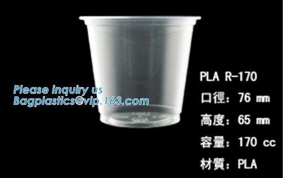 PLA 컴포스타바레 컵, 애완 컵, PP 컵, PS 꼭대기 스낵 컵 밀짚, 식품 가지고 가도록 하는 상자, 샐러드 플라스틱 보울 치수
