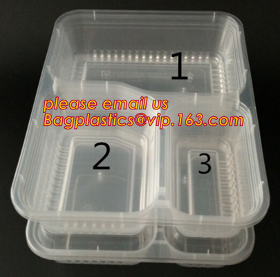 식당은 벤토 상자, 부 음식 Prep 일회용, 부분 칸막이, 도시락 용기를 제거합니다