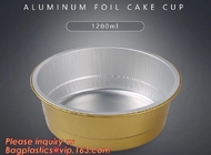 형성하여진 르라인 사각형, 버릴 수 있는 알루미늄 호일 낟알, 가지고 가도록 하는 식료품 용기, 호일 케이크 컵