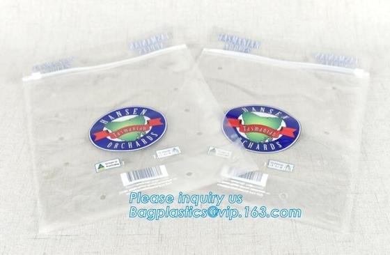 노출된 포도 팁 에어백, 노출된 퍼포레이티드 페퍼스 지퍼 백, 노출된 사과 슬라이더 백, 공기 구멍 오렌지 에어백