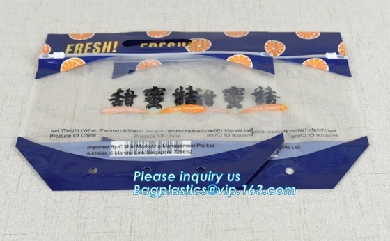 노출된 포도 팁 에어백, 노출된 퍼포레이티드 페퍼스 지퍼 백, 노출된 사과 슬라이더 백, 공기 구멍 오렌지 에어백