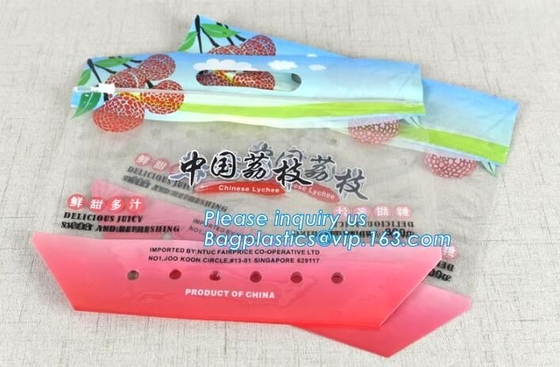 노출된 포도 팁 에어백, 노출된 퍼포레이티드 페퍼스 지퍼 백, 노출된 사과 슬라이더 백, 공기 구멍 오렌지 에어백