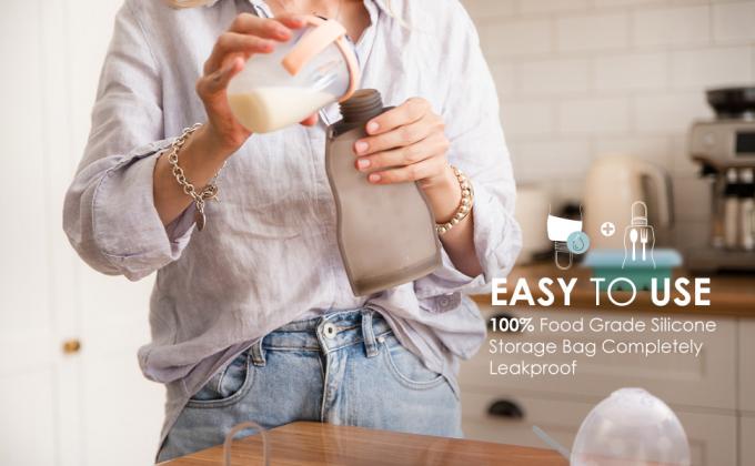 에어프루프 파우치백, 슬라이더 파우치백, 지퍼파우치백, 모유보관, 펌핑, 냉동 1