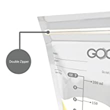 급식 건조 우유 식품 백, 우유 냉동 백, 이지 푸어, 스파우트, 지퍼 탑, 재사용 가능한 오픈 및 지퍼 셧 0