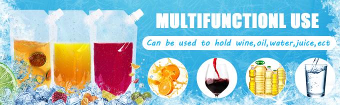 스탠드 업 주류 백, 음료 파우치, 냉온 음료용 은폐 가능한 알코올 플라스크, 재사용 가능 6