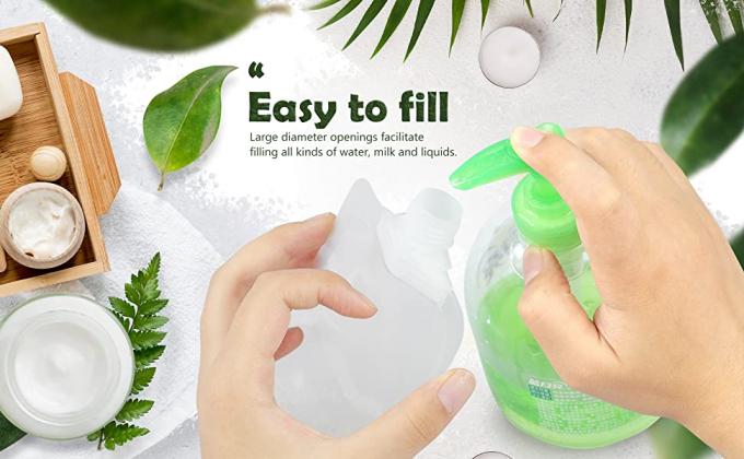 클램쉘 보관함, 스탠드업 스파우트 파우치, 손 소독제, 로션 샴푸, 메이크업 액병, 여행 가방 0