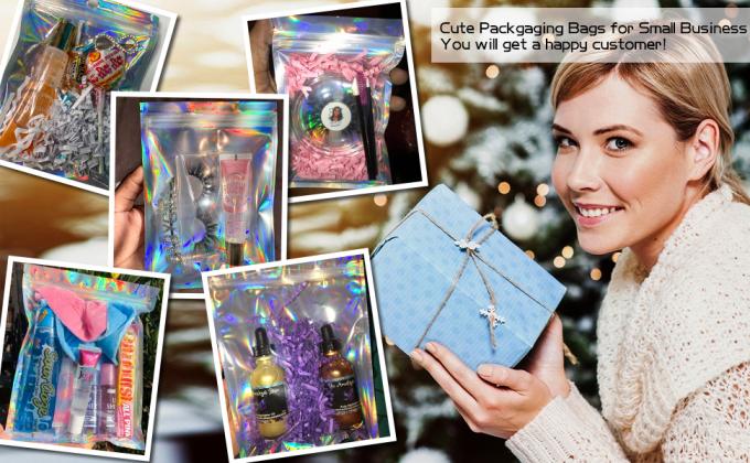 냄새 증거 Mylar 부대, 호일 작은 지플락 부대, 할로윈 크리스마스 호의, 호일 주머니 Slidelock 8