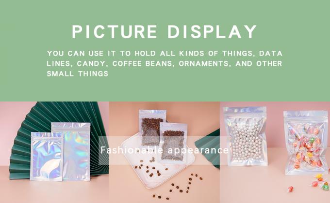 Foil Mylar Bags, Foil Pouch Bags, 다기능 보관 가방, 재사용 가능, 재활용 가능, 재밀봉 가능 3