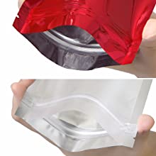 Foil Mylar Bags, Foil Pouch Bags, 다기능 보관 가방, 재사용 가능, 재활용 가능, 재밀봉 가능 9