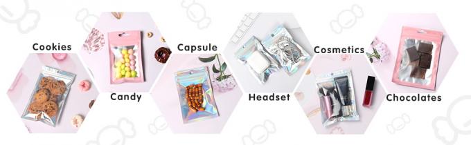 Resealable Zip lockk Pouch, Mylar Bags, Resealable 냄새 방지 가방, 알루미늄 호일 파우치 가방 4