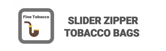 슬라이더 담배 가방, 지퍼 시가 파우치, 고급 담배, 슬라이더 탑 클로저 폴리에틸렌 가방 0