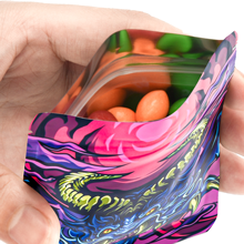 슬라이드 클로저가 있는 스탠드업 파우치, 재밀봉 가능한 지플락 마일라 백, 지퍼 씰링, 그립 씰, 슬라이드 씰 잠금 장치 6