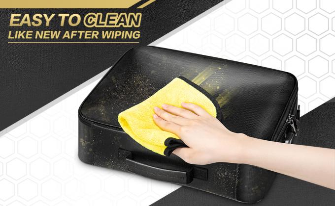 잠금 장치가있는 문서 주최자 내화성 문서 상자, 돈 가방 문서 금고, 안전한 파일 잠금 가방 1