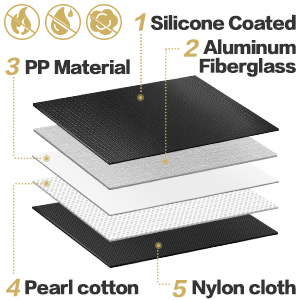 잠금 장치가있는 문서 주최자 내화성 문서 상자, 돈 가방 문서 금고, 안전한 파일 잠금 가방 2