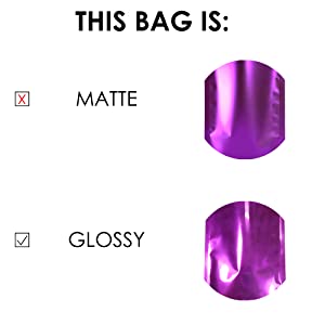 Zip lockk 스탠드 업 백, 무광택 창, 재사용 가능, 열 밀봉 가능, 재밀봉 가능 잠금 씰, 무광택, 광택 색상 3