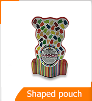 사탕 장난감 선물 가방, 무독성, 방습, 방수, 측면 거싯 가방, 주둥이 파우치, 플랫 가방 20