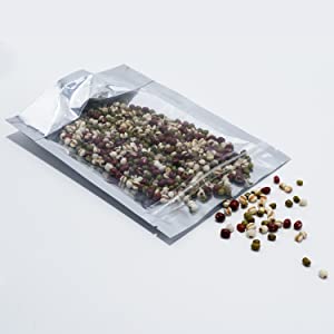 자체 밀봉 지퍼 파우치, 재밀봉 가능한 냄새 방지 가방, 지퍼 탑 방수, 식품 보관, 헤비 듀티 지플락 8