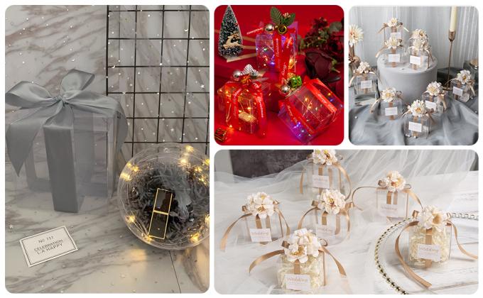 호의의 선물 상자, 쟁반, 박스형 용기, 항아리, 병, 사각 보관함, 결혼식, 파티, 생일 선물 8