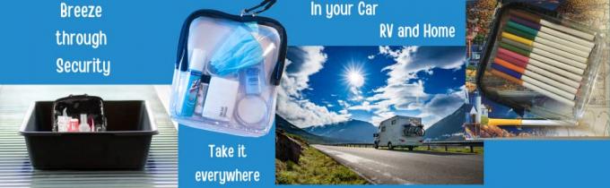 TSA 승인 세면도구 가방, 화장품 및 여행 세면도구 주최자, 쿼트 사이즈, 수하물, 지갑 1