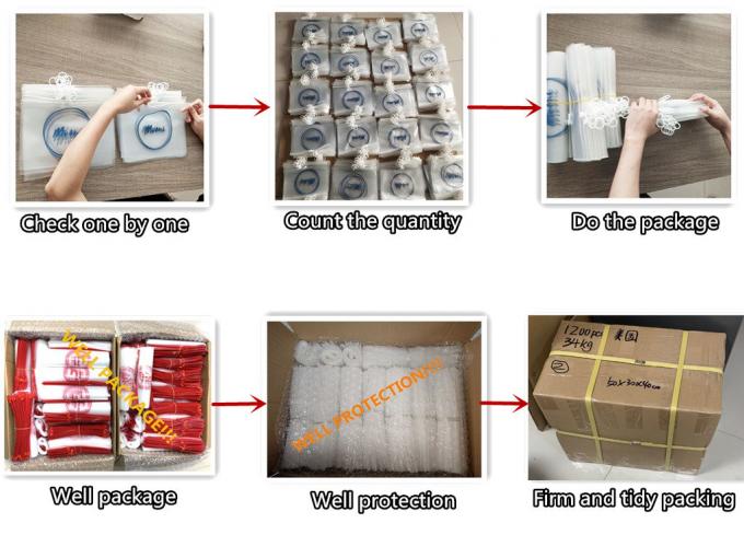 생분해 성 사용자 정의 젖빛 슬라이더 지퍼 파우치, 비키니 수영복, 의류, 에코 포장, 지퍼 잠금 가방 7