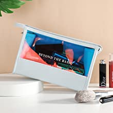 DAZZLING HOLOGRAPHIC, TPU PVC 레이저 화장품 가방, 메이크업 주최자 가방, 젤리 지갑, 행잉 세면도구 1