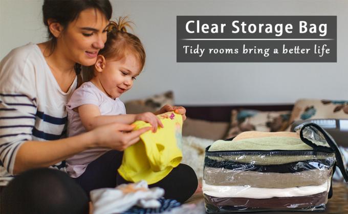 여성용 대형 손가방, 언더베드 저장 지퍼 백 운반을 이동하는 화장품 화장품 주최, 방수, 대용량 26