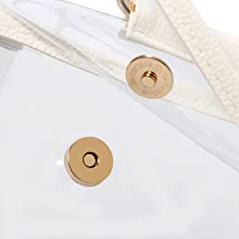 세련된 디자인 럭셔리 PVC 핸드백 지갑, 주최자 먼지 커버, 가방 보호대, 마그네틱 스냅 클로저 2