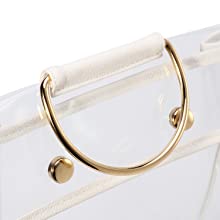 세련된 디자인 럭셔리 PVC 핸드백 지갑, 주최자 먼지 커버, 가방 보호대, 마그네틱 스냅 클로저 3