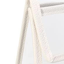 세련된 디자인 럭셔리 PVC 핸드백 지갑, 주최자 먼지 커버, 가방 보호대, 마그네틱 스냅 클로저 5