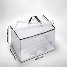 세련된 디자인 럭셔리 PVC 핸드백 지갑, 주최자 먼지 커버, 가방 보호대, 마그네틱 스냅 클로저 10