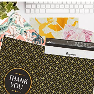 우편물 봉투 열대 잎 우편물 배송 패키지 가방-셀프 인감, 배송 공급, 신속 배송 가방 2