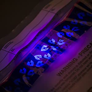 바코드 및 일련 번호가 있는 변조 증거 가방 은행 돈 동전 보증금 변경 보안 가방 16